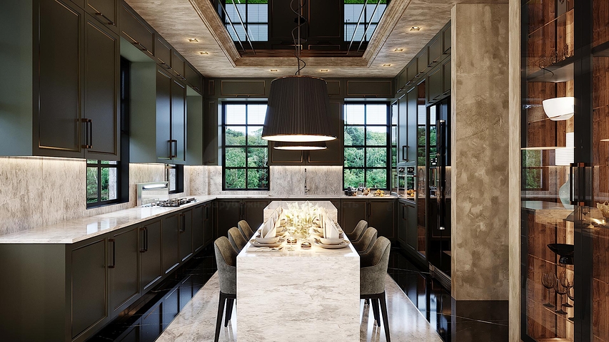 Великолепные роскошные фешенебельные виллы предлагает проект в район Чекмекёй