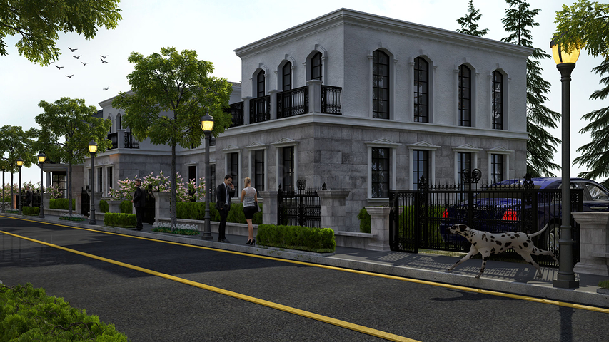 Великолепные роскошные фешенебельные виллы предлагает проект в район Чекмекёй