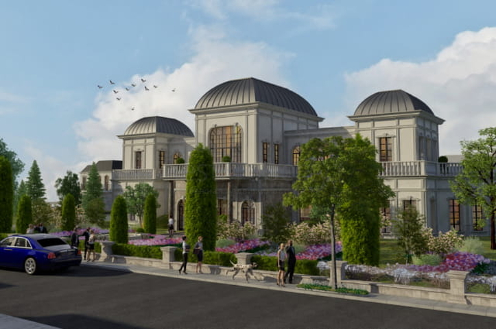 Великолепные роскошные фешенебельные виллы предлагает проект в район Чекмекёй