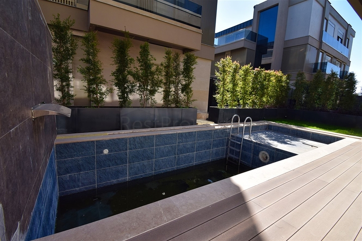 Виллы планировки 5+2 в районе Аксу - Анталия 