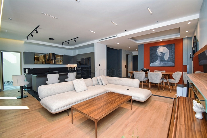 Виллы планировки 5+2 в районе Аксу - Анталия 