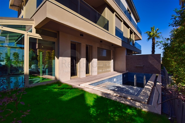 Виллы планировки 5+2 в районе Аксу - Анталия 