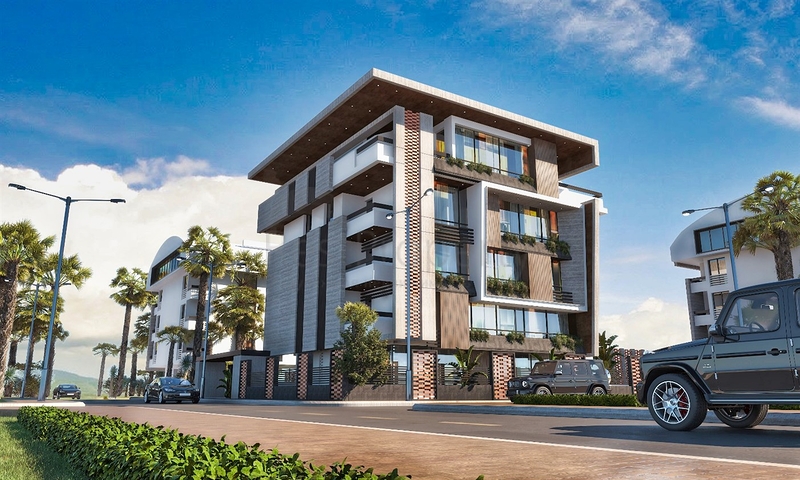 Квартиры планировки 2+1,3+1 и 4+1 дуплекс в микрорайоне Хурма - Анталия 