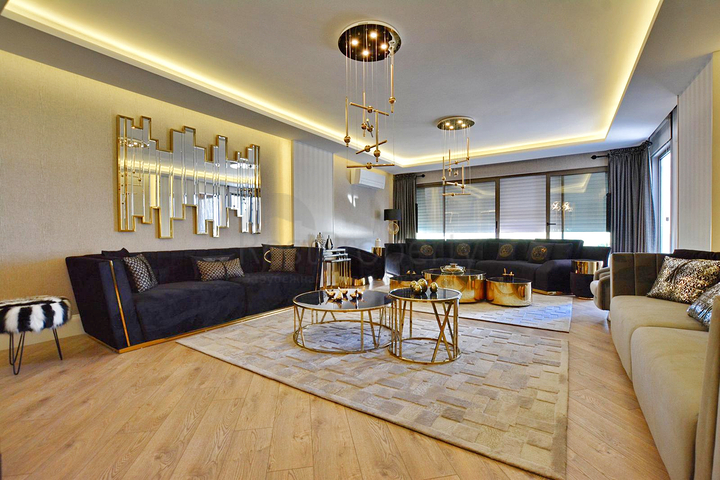 Квартира планировки 3+1 в микрорайоне Бахчели Эвлерь - Анталия 