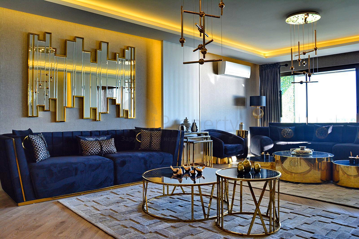 Квартира планировки 3+1 в микрорайоне Бахчели Эвлерь - Анталия 