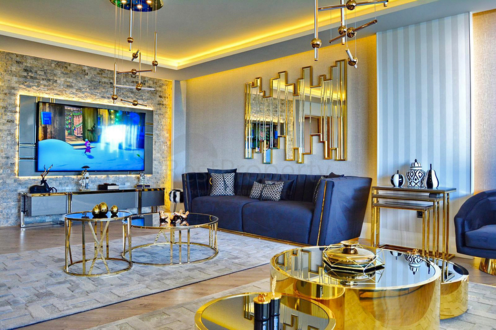 Квартира планировки 3+1 в микрорайоне Бахчели Эвлерь - Анталия 