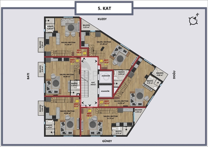 Инвестиционный проект в центре города Анталия 