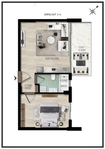 Прекрасный комплекс в престижном микрорайоне Лиман - Анталия 
