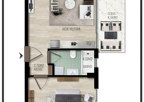 Прекрасный комплекс в престижном микрорайоне Лиман - Анталия 