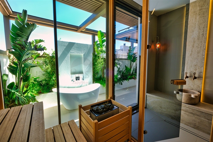 Вилла планировки 4+2 в микрорайоне Алтынкале - Анталия 