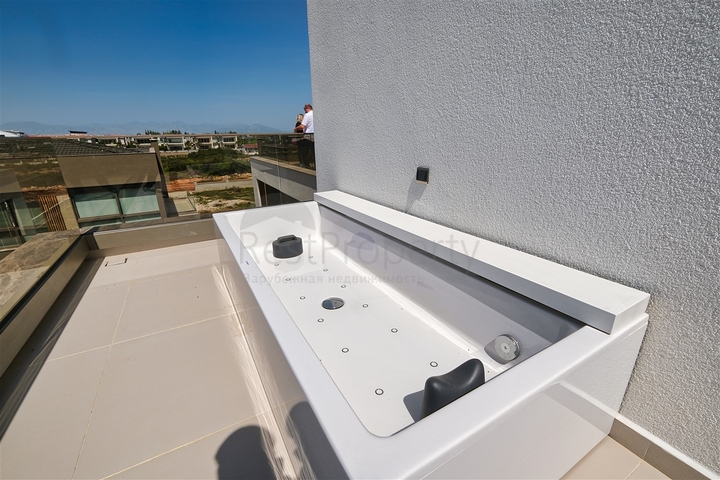 Вилла планировки 4+2 в микрорайоне Алтынкале - Анталия 