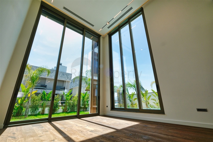 Вилла планировки 4+2 в микрорайоне Алтынкале - Анталия 