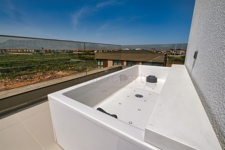 Вилла планировки 4+2 в микрорайоне Алтынкале - Анталия 