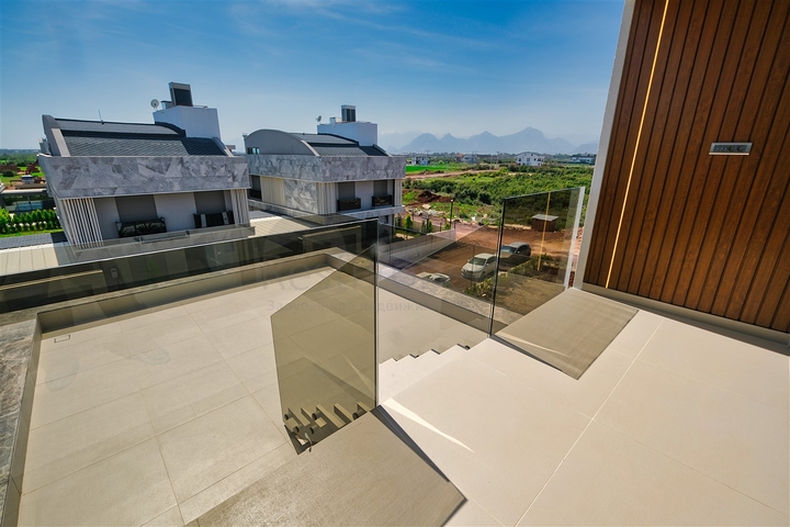 Вилла планировки 4+2 в микрорайоне Алтынкале - Анталия 