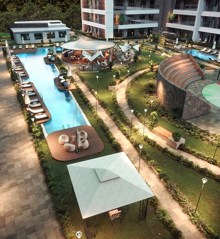 Квартира планировки 1+1 в районе Алтынташ - Анталия 