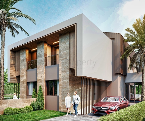 Виллы в комплексе планировки 4+1 в районе Дошемеалты - Анталия 