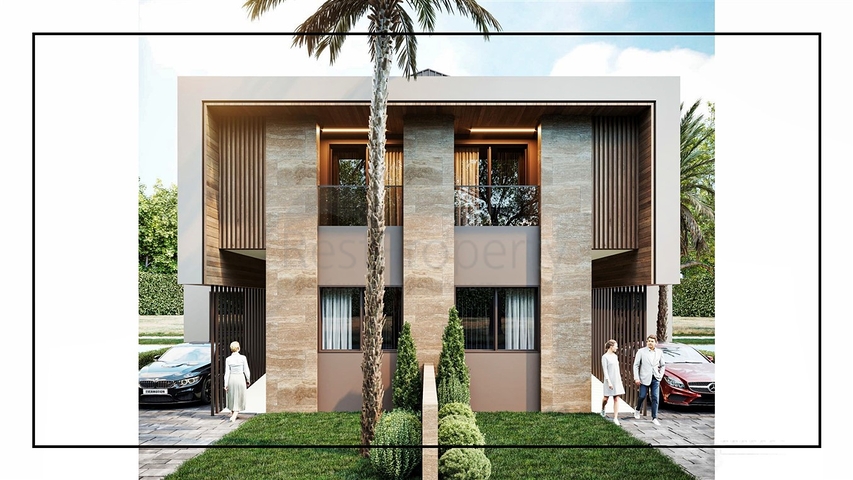 Виллы планировки 4+1 в районе Дошемеалты - Анталия 