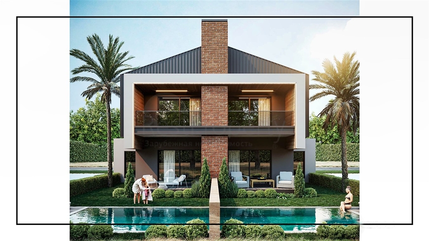 Виллы планировки 4+1 в районе Дошемеалты - Анталия 