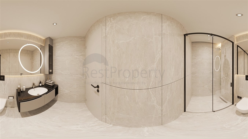 Квартиры планировки 2+1 в микрорайоне Моллаюсуф - Анталия