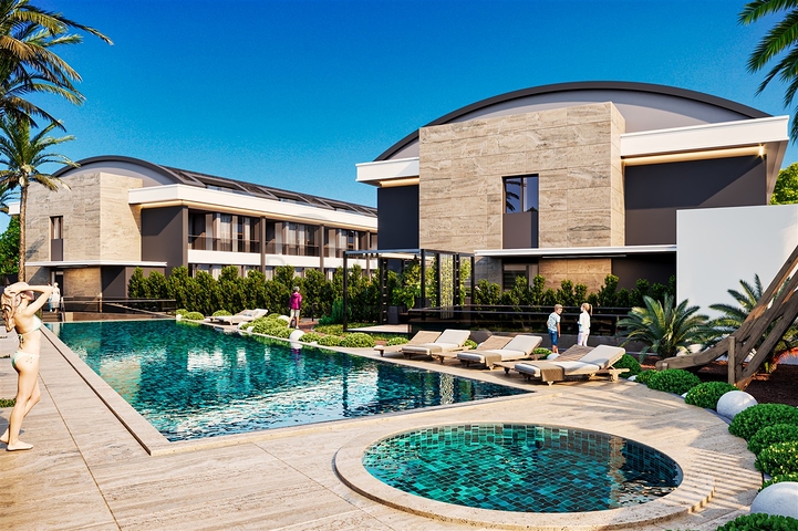 Квартиры планировки 2+1 в микрорайоне Моллаюсуф - Анталия