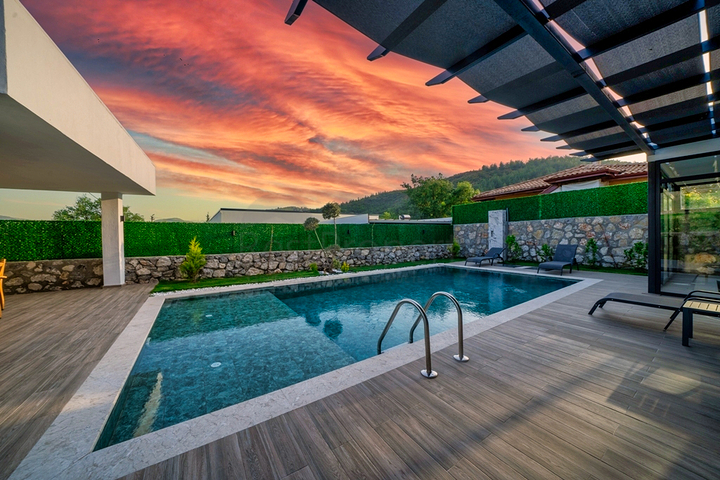 Вилла планировки 3+1 в районе Фетхие - Анталия 