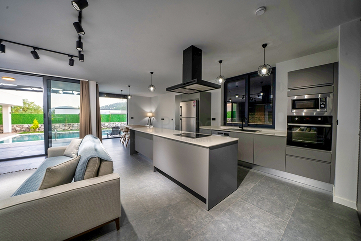 Вилла планировки 3+1 в районе Фетхие - Анталия 