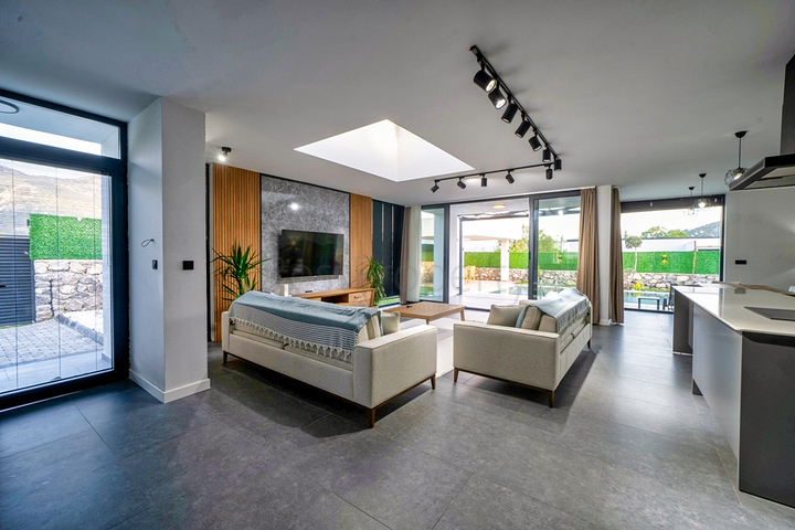 Вилла планировки 3+1 в районе Фетхие - Анталия 