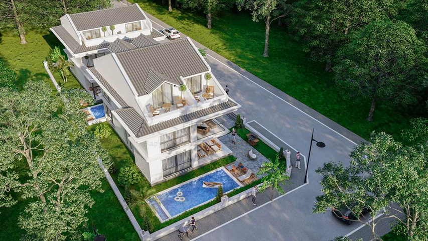 Виллы планировки 6+1 в районе Фетхие - Анталия 