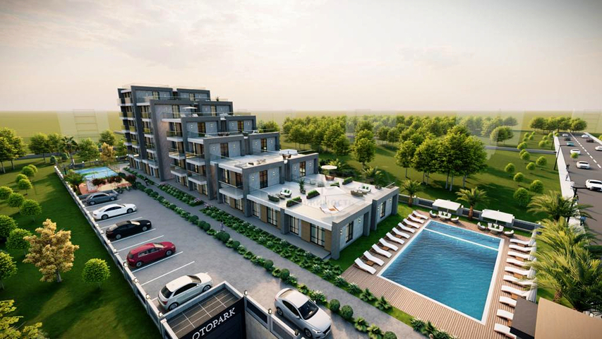 Уютный семейный проект в Алтынташе, Анталия