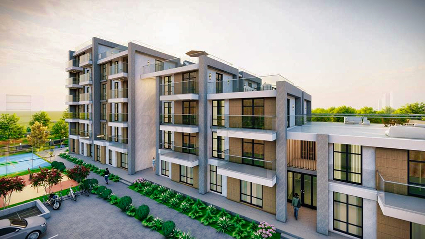 Уютный семейный проект в Алтынташе, Анталия