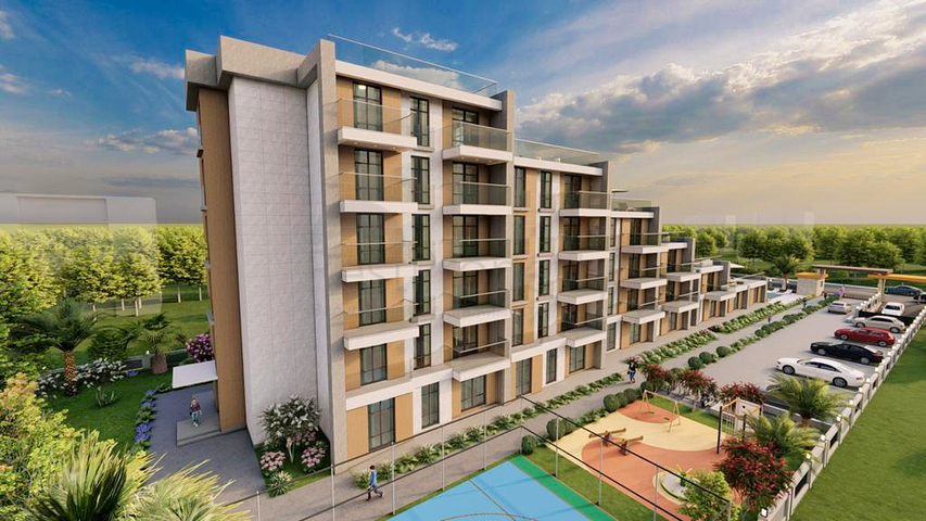 Уютный семейный проект в Алтынташе, Анталия