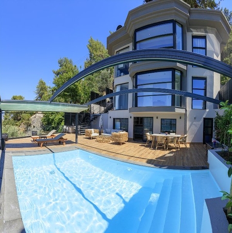 Вилла планировки 5+1 в районе Фетхие - Анталия  Вилла планировки 5+1 в районе Фетхие - Анталия