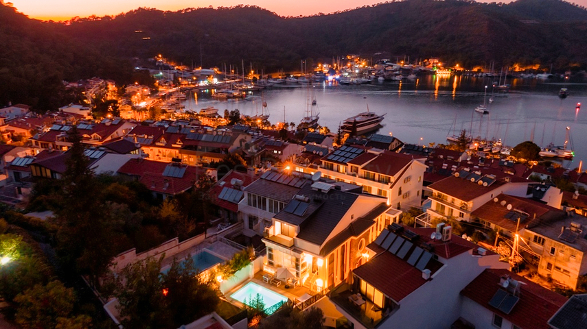 Вилла планировки 5+1 в районе Фетхие - Анталия 