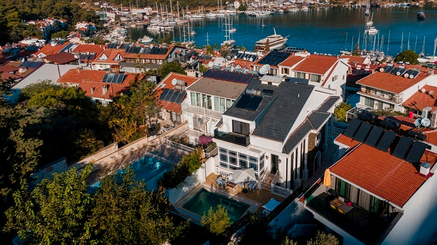 Вилла планировки 5+1 в районе Фетхие - Анталия 