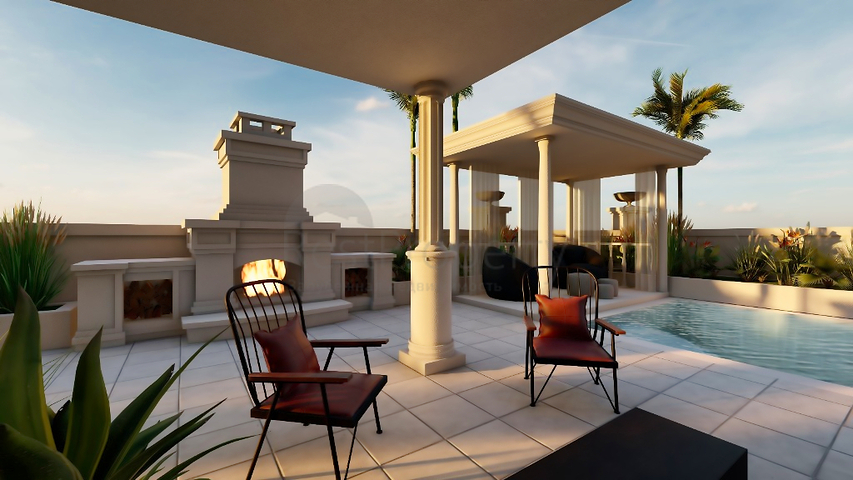 Вилла планировки 4+1 в районе Фетхие - Анталия 