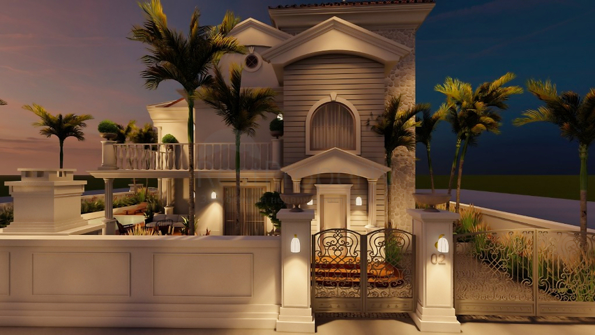 Вилла планировки 4+1 в районе Фетхие - Анталия 