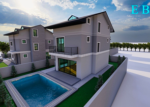 Виллы планировки 4+1 в районе Фетхие - Анталия  Виллы планировки 4+1 в районе Фетхие - Анталия