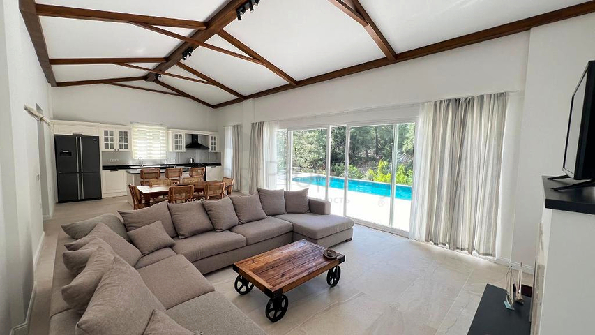 Вилла планировки 3+1 в районе Фетхие - Анталия 