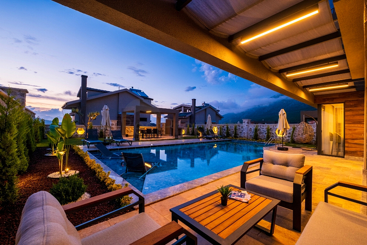 Вилла планировки 3+1 в районе Фетхие - Анталия 