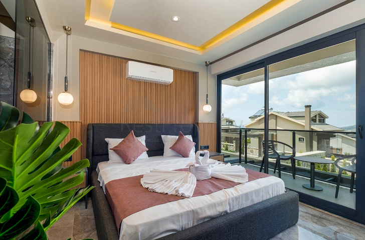 Вилла планировки 3+1 в районе Фетхие - Анталия 