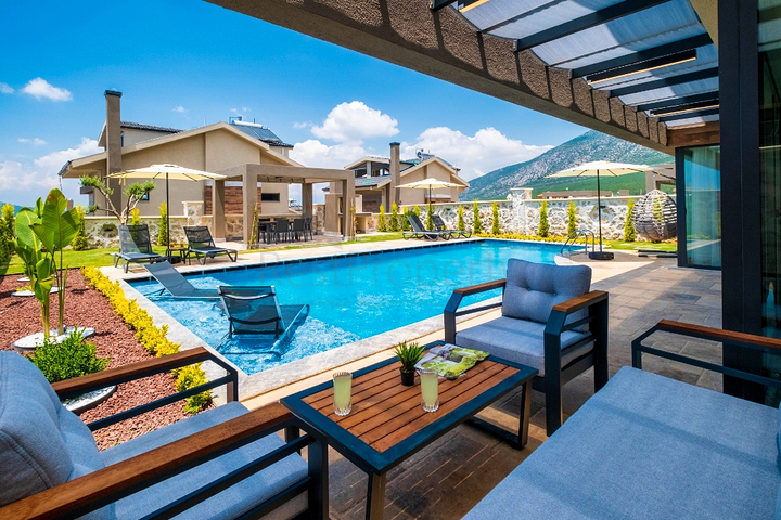 Вилла планировки 3+1 в районе Фетхие - Анталия 