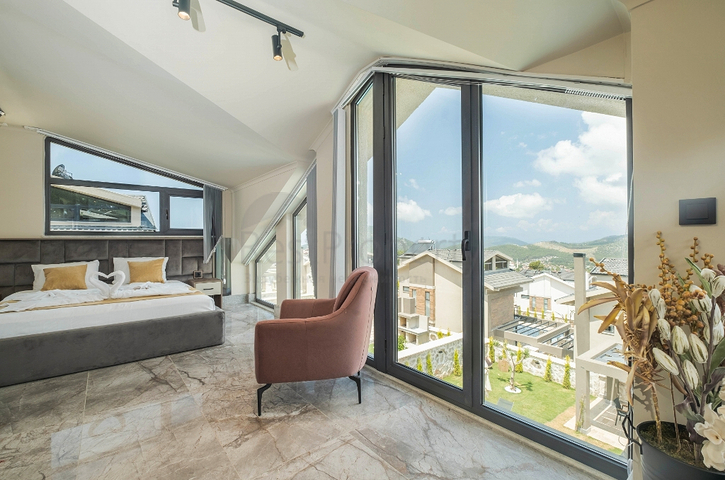 Вилла планировки 3+1 в районе Фетхие - Анталия 