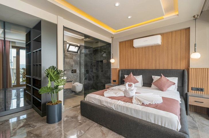 Вилла планировки 3+1 в районе Фетхие - Анталия 