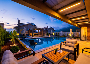 Вилла планировки 3+1 в районе Фетхие - Анталия 