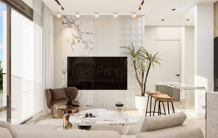 Квартира планировки 1+1 в районе Алтынташ - Анталия 