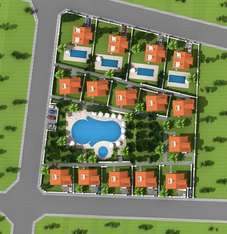 Вилла планировки 4+1 в районе Фетхие - Анталия 