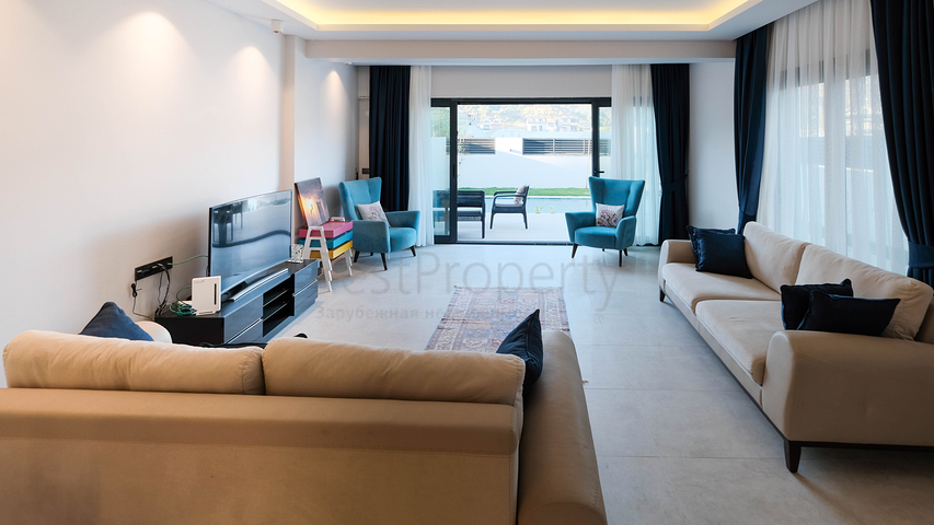 Вилла планировки 4+1 в районе Фетхие - Анталия 