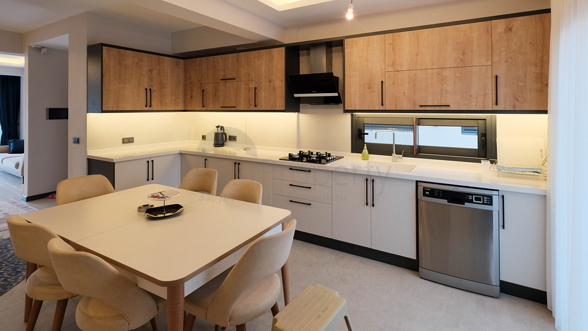 Вилла планировки 4+1 в районе Фетхие - Анталия 