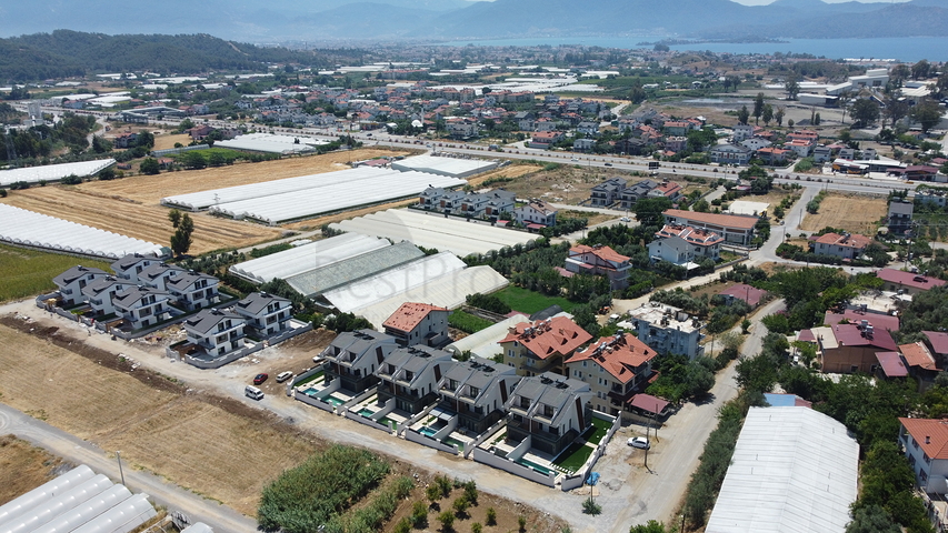 Вилла планировки 4+1 в районе Фетхие - Анталия 