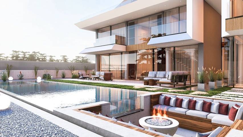 Вилла планировки 5+1 в районе Фетхие - Анталия 